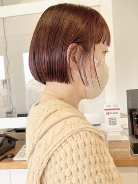 ミュール(mule) ミニボブ/チェリーピンクカラー(ブリーチ無し)