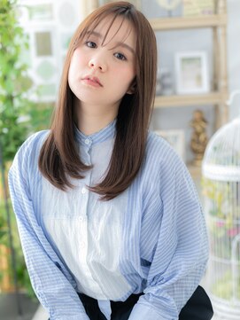 カバーヘア ブリス 戸田公園西口店(COVER HAIR bliss) シースルーバング大人エアストレートh2戸田公園20代30代40代