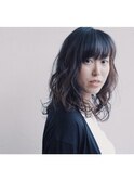 【lulu】強めパーマミディアムスタイル