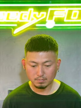 グリーディーフォックス 三軒茶屋(GreedyFOX) 波巻き/マッシュパーマ/ウルフ/ハイライト<理容室>三軒茶屋