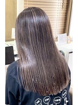 アッシュ 大宮店(Ash) オリジナル極細白髪ぼかしハイライト