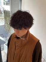 ベンジー 薬院大通店(benji)&nbsp;波巻きスパイラルパーマ/波巻きパーマ/強め　　薬院美容室／天神