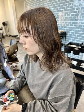 フェーディン(fa/din) ブラウンベージュミディ