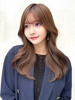 ミラリー トウキョウ(Mirareee Tokyo)&nbsp;20代30代40代◎前髪パーマグレーベージュレイヤーロング黒髪