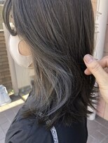 クラップス 杉田店(CLAPS)&nbsp;ロング/インナーカラー/イヤリングカラー/ブルーカラー/ブリーチ