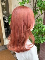 ボアップ(boappu)&nbsp;#オレンジカラー# オレンジベージュ#韓国ヘア# ケアブリーチ