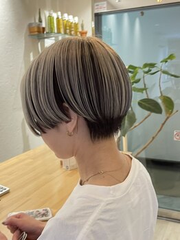 ニコヘアデザイン(NICO hair design)の写真/【認定パールカラーで大人可愛く*】流行りの暗髪ベージュ＆アッシュやグラデーションでオシャレに…♪