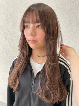 リイチ(LIICHI) brown × レイヤーカット