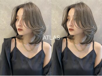 アトラス(ATLAS)の写真/【髪質改善&白髪ぼかしが大好評◎】染める度に綺麗になる髪の艶・透明感に感動すること間違いなし☆