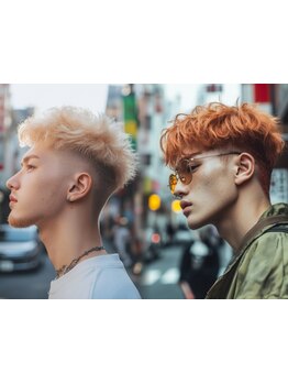 江坂徒歩1分●メンズカット+眉毛カット|￥3900[江坂/メンズ/Men'sパーマ/ニュアンスパーマ/フェザーパーマ]