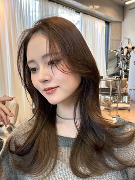 エインアンリー 明治神宮前(AIN.ANLY.) 着物メルティカラーくびれロング似合わせカットロングレイヤー