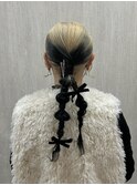 ヘアセット★タイトローポニー