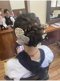 祭りヘアセット