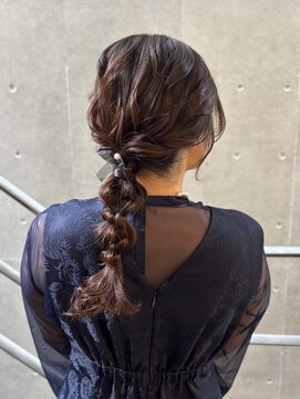 オリンテ バイ レシッド 表参道(orente by rcid) 【谷】大人可愛い編みおろしスタイル＊