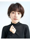 ミニウルフレイヤーカット顔周り前髪韓国ショートボブ/原宿