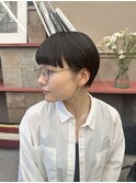 前髪あり大人まとまりショート