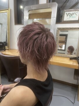 ヘアーサロン ヴィアルス 松原店(hair salon VIARS) マッシュウルフ/ピンクカラー
