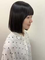コンティロミー(CONTI ROMMY.) 大人可愛いボブ暗めカラー酸性ストレート髪質改善20代~50代