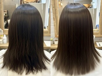 サロンデベレーザ(salon de belleza)の写真/こだわりのトリートメントで憧れのうる艶髪に。髪を健康に導くヘアケアで、あなたのなりたいを叶えます♪