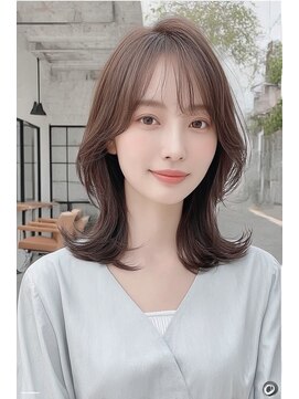ノイエ 原宿 北参道(NoIE) こなれミディアムミディアムレイヤーココアブラウン