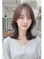 ノイエ 原宿 北参道(NoIE) こなれミディアムミディアムレイヤーココアブラウン