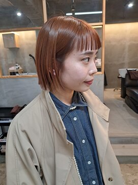 フリーラ 京都河原町三条店(freera) 大人ボブ/オレンジブラウン