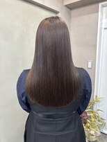 ファビ 渋谷(Fab) くびれヘア/暗めカラー/アプリコットオレンジ/縮毛矯正