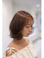 エアー 銀座タワー(AIR)&nbsp;ボブ/ロブ/ブリーチなしダブルカラー/明るめカラー/髪質改善