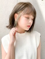 トッカ 小田原店(tocca)&nbsp;☆イメチェン前髪ピンクベージュイヤリングカラー小顔カット