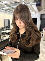 ネオ(neo.) ブリーチなしWカラー/アッシュベージュ/レイヤースタイル