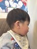 【中学生まで】キッズカット　￥2200