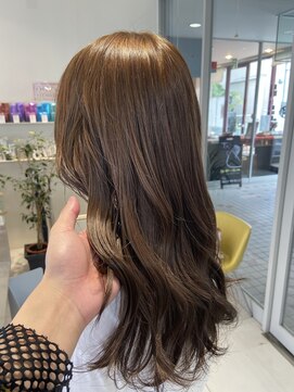 ステラ ヘア デザイン サロン(STELLA hair design salon) ナチュラルベージュ×ロング【浅野】