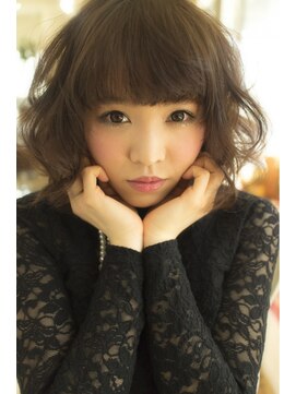 トータルビューティーサロン プリエ(prier) 名駅スタイル ふんわりショートボブ アッシュブラウン9トーン