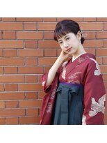 アンド バイ ヘアサロン(AND by hair salon) kimonoスタイル☆卒業式 袴☆