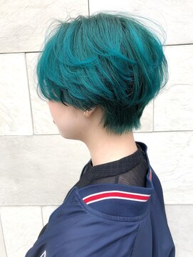 エミス バイ メルト 吉祥寺(emis by melt) 【堀惠洋平】20代/30代/40代 ショート 韓国風 吉祥寺 緑