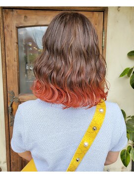 ヘア メイク リン(hair make rin) 裾カラー