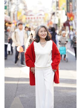 えがお美容室 【えがお美容室】40代に人気☆大人エレガントミディアム