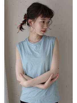 リガナッツ 池袋店(Riganuts) [riganuts 池袋店]ナチュラルツヤ感ロブ　アレンジ