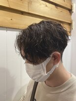 アメラボ(AmeLab) 【前下がり】センターパート×ツイストスパイラル 伊久美style