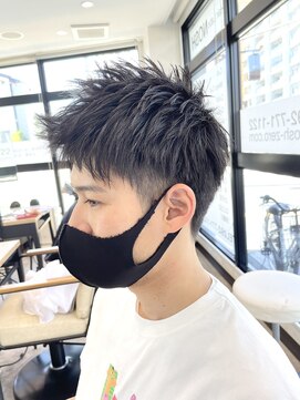 ヘアーラボ ノッシュ 唐人町店(Hair Labo Nosh) 【Nosh】2ブロック×ショート