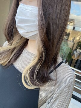 ナンバー(number+) 20代30代40代エギョモリくびれ韓流インナーカラー小顔