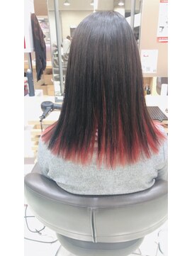 ゼスト 吉祥寺店(ZEST) インナーカラー　セクション　チェリーブラウン　吉祥寺