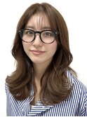 韓国くびれ外ハネミディアムロング