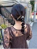 大人気ぽこぽこ編みおろしヘア♪