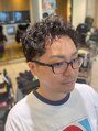 バランス ヘアーデザイン(BALANCE hair design) メンズパーマアップバングスタイルで涼しげに!