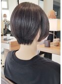 #黒髪ショート#前下がりショート#ベリーショート