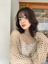 ルービック なかもず(Rubik's)&nbsp;デジタルパーマボブ#アッシュベージュ#大人かわいい20代30代40代