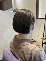 サロン LH(salon LH) まろやかブラウンショートボブ