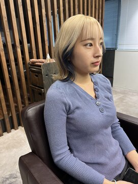 パルタージュ大宮イースト (PaRtage 大宮 East) ホワイトベージュ☆ネイビーカラー☆イヤリングカラー☆森下直弥
