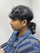 メンズショート スペインカール